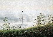 Caspar David Friedrich Elbschiff im Fruhnebel oil on canvas